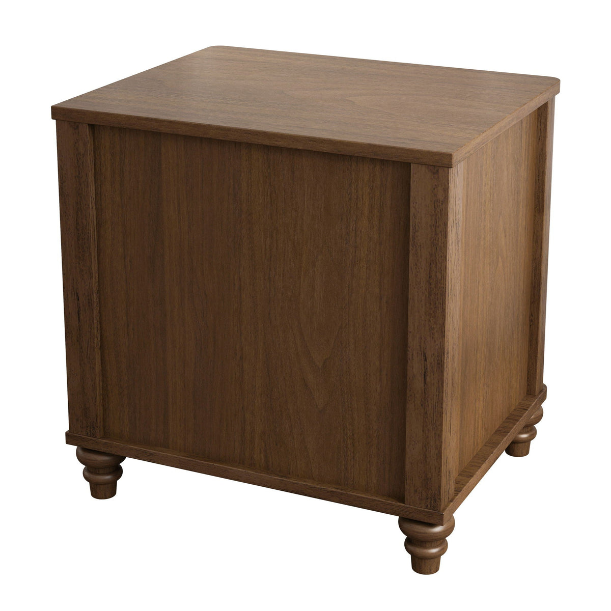Fluted Nightstand with 3 Drawers - Set of 2 - Dark Brown or Beige, photo 5 of 21