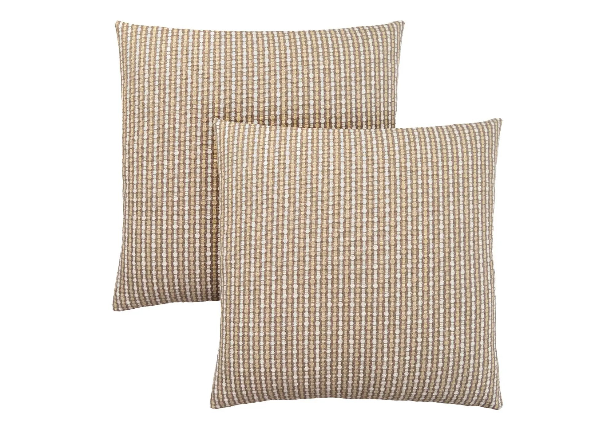 Pillows, Square, Insert Included, Decorative Throw, Hypoallergenic by Unique Piece Furniture
