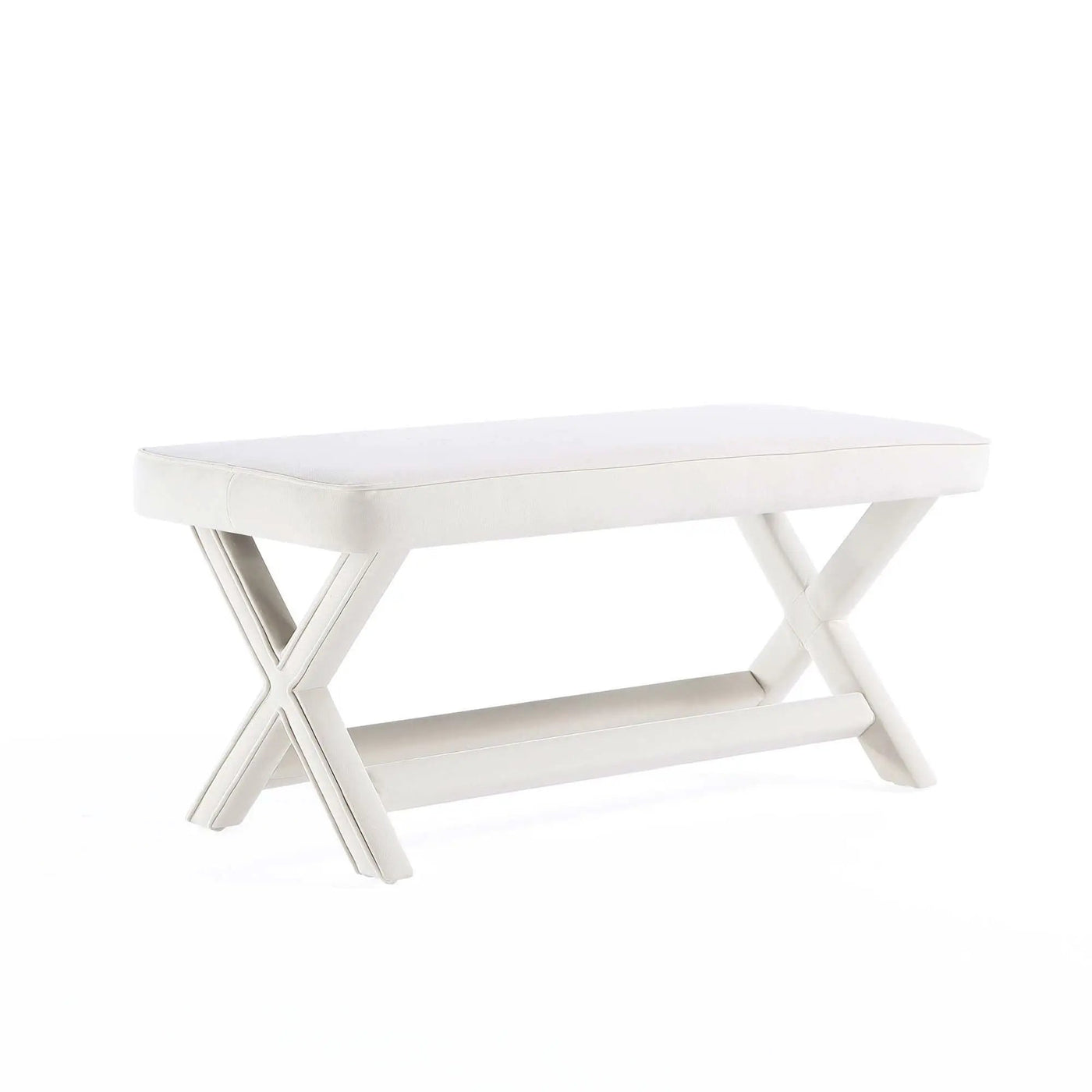 Abigail - Accent Bench With Piped Cushion by HouseOfZazla