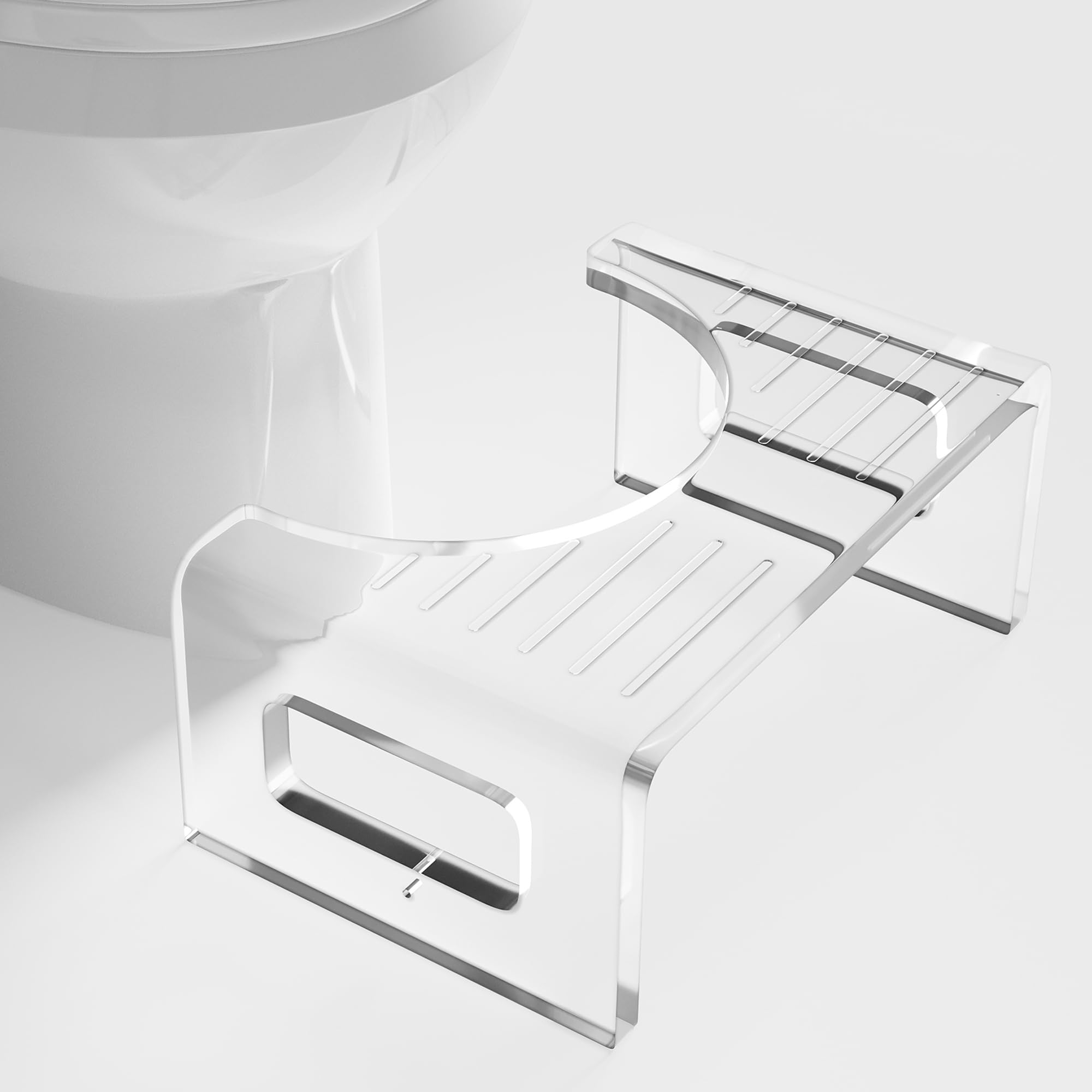 7'' Tall Acrylic Toilet Stool by HouseOfZazla