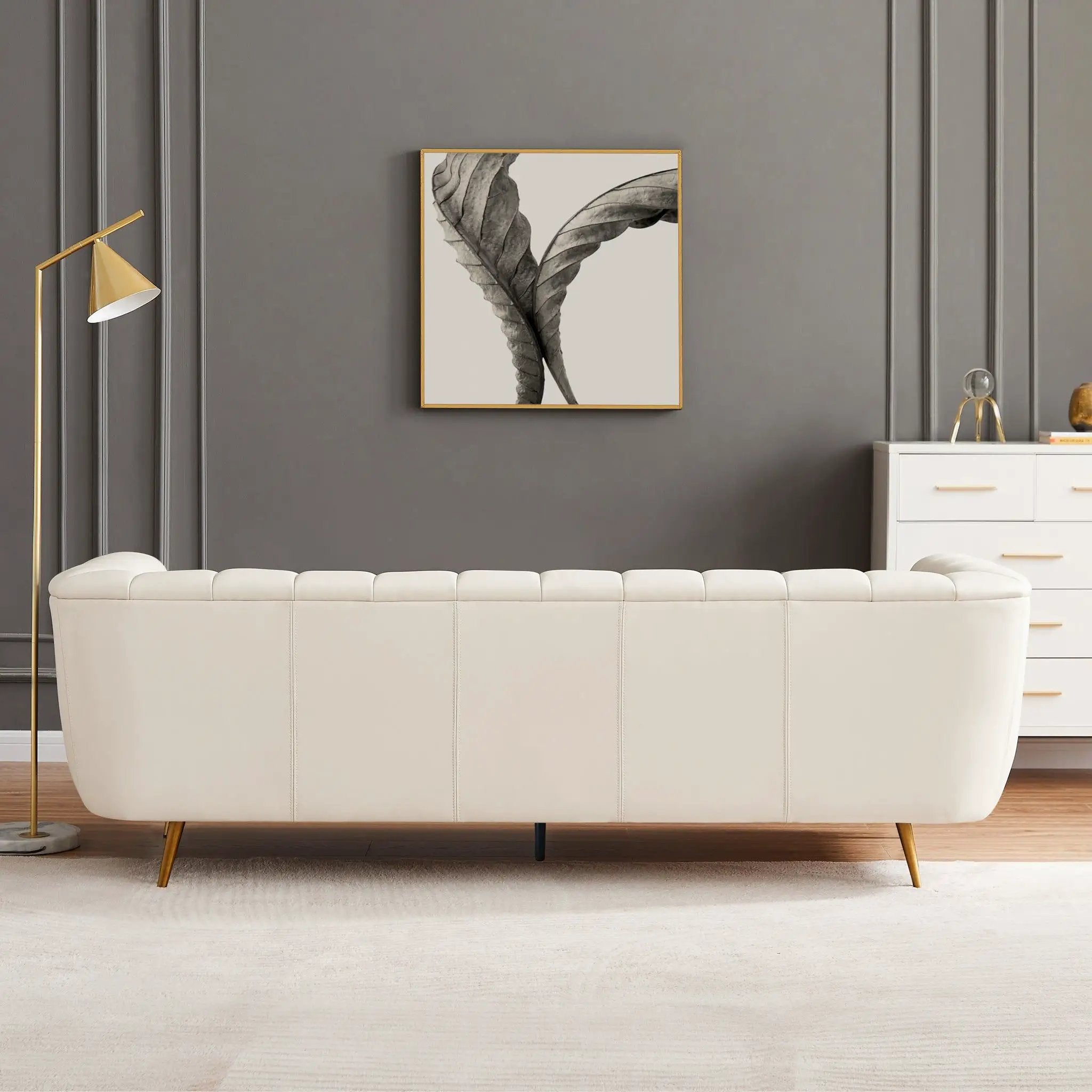 Lamattina - Genuine Italian Channel Tufted Sofa by HouseOfZazla