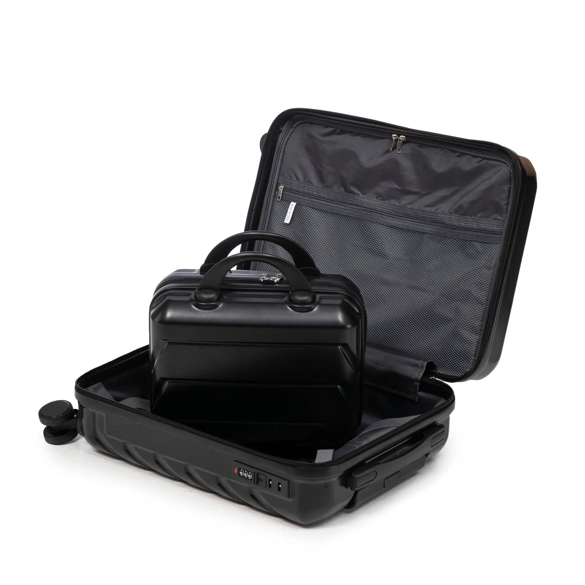 14'/20' 2-Piece ABS Spinner Wheel Luggage Set with Combination Lock by HouseOfZazla