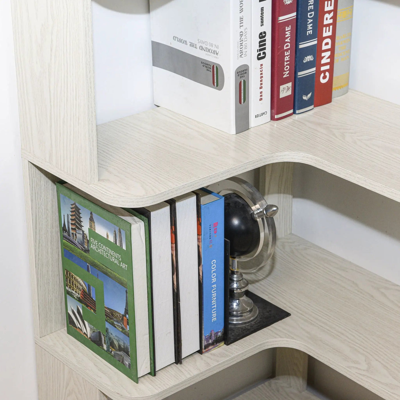 L-Shaped Design Corner Bookshelf by HouseOfZazla