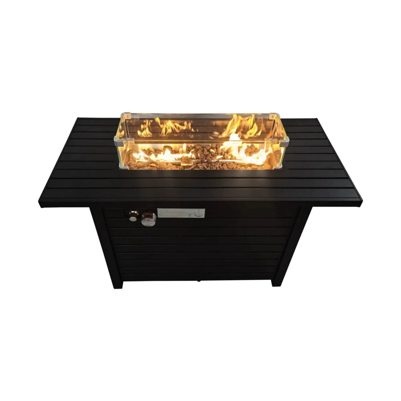 Propane Outdoor Fire Pit Table With Lid Versatile Fuel Options by HouseOfZazla