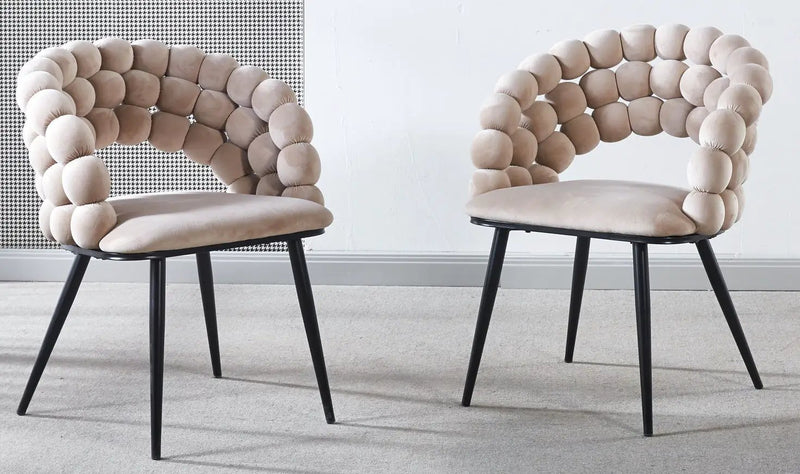 Modern Chair With Tube Legs, Soft Cushions And Comfortable Backrest by HouseOfZazla