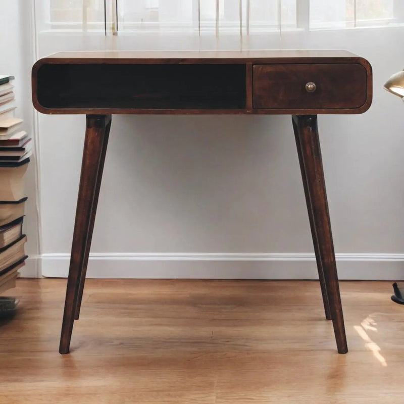 Curved Writing Desk by HouseOfZazla