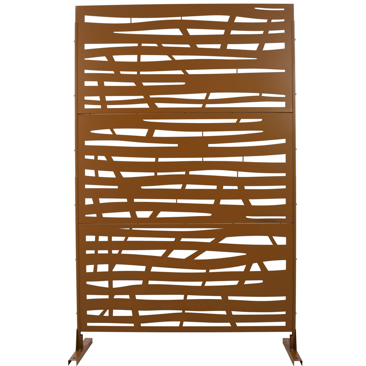 Metal Privacy Screen Room Divider with Durable Construction - Black, White, Dark Brown, photo 2 of 39