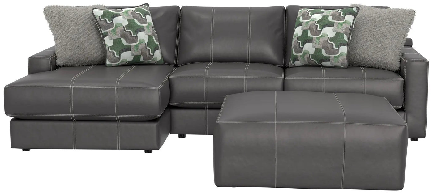 Minori - Italian Leather Sofa / Chaise And Cocktail Ottoman by Unique Piece Furniture