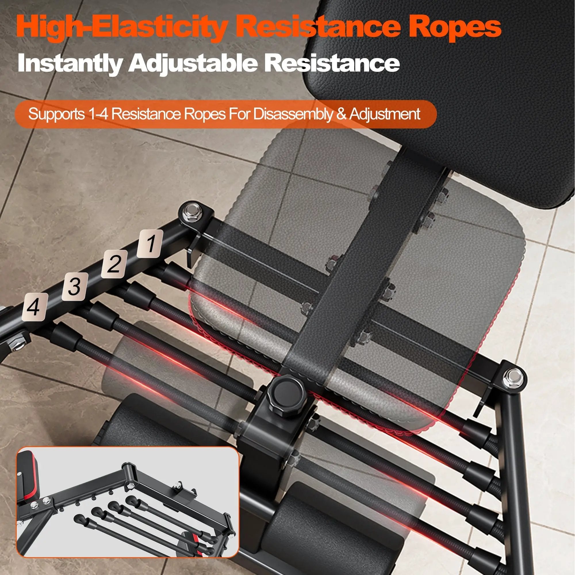 2-in-1 Weight Bench for Home Gym by HouseOfZazla