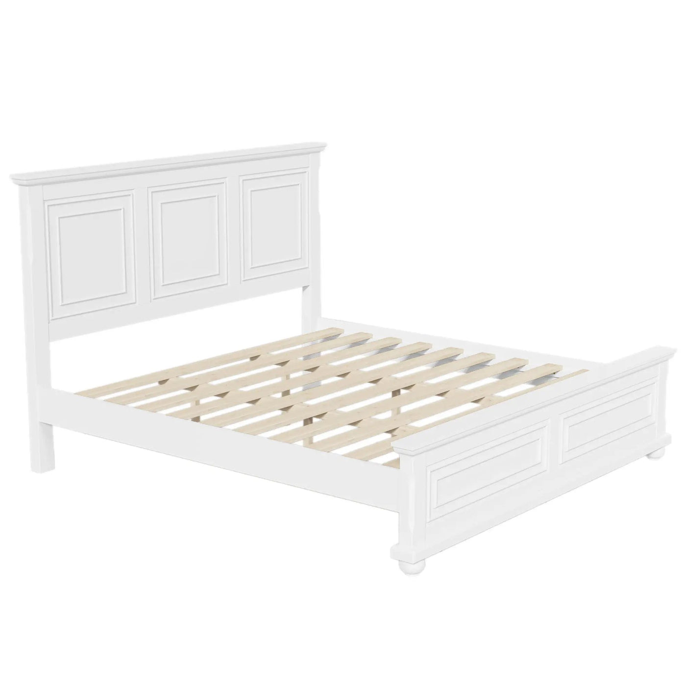 Vintage Tall Headboard Bed by HouseOfZazla