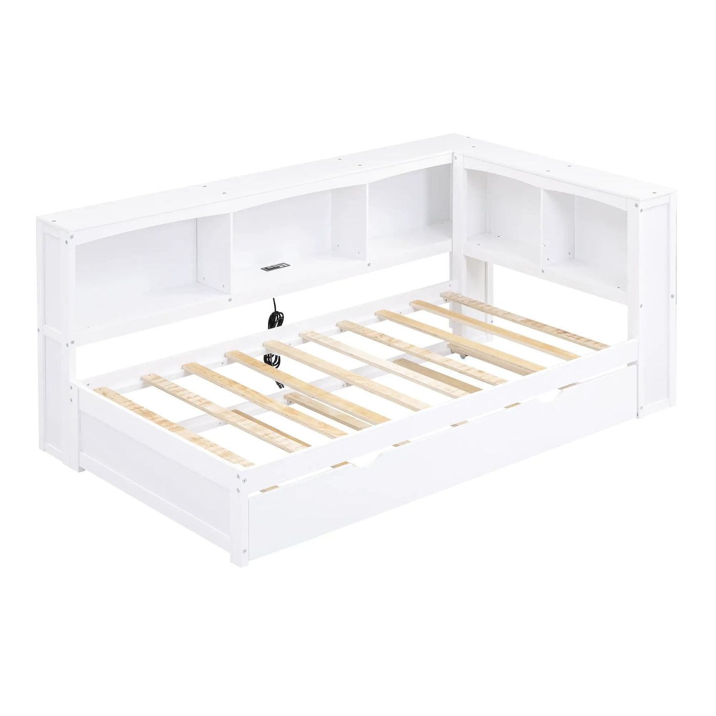 Daybed With Trundle, Storage Cabinets, USB Ports by HouseOfZazla