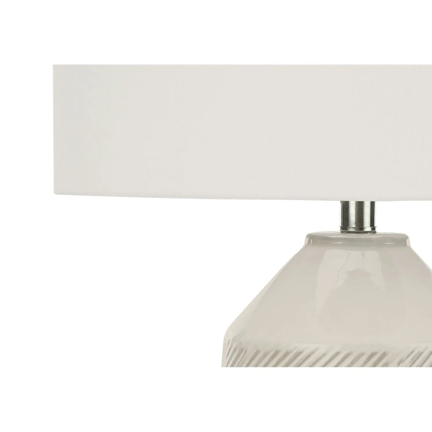 Contemporary Lighting, Table Lamp, Ceramic - Cream by Unique Piece Furniture