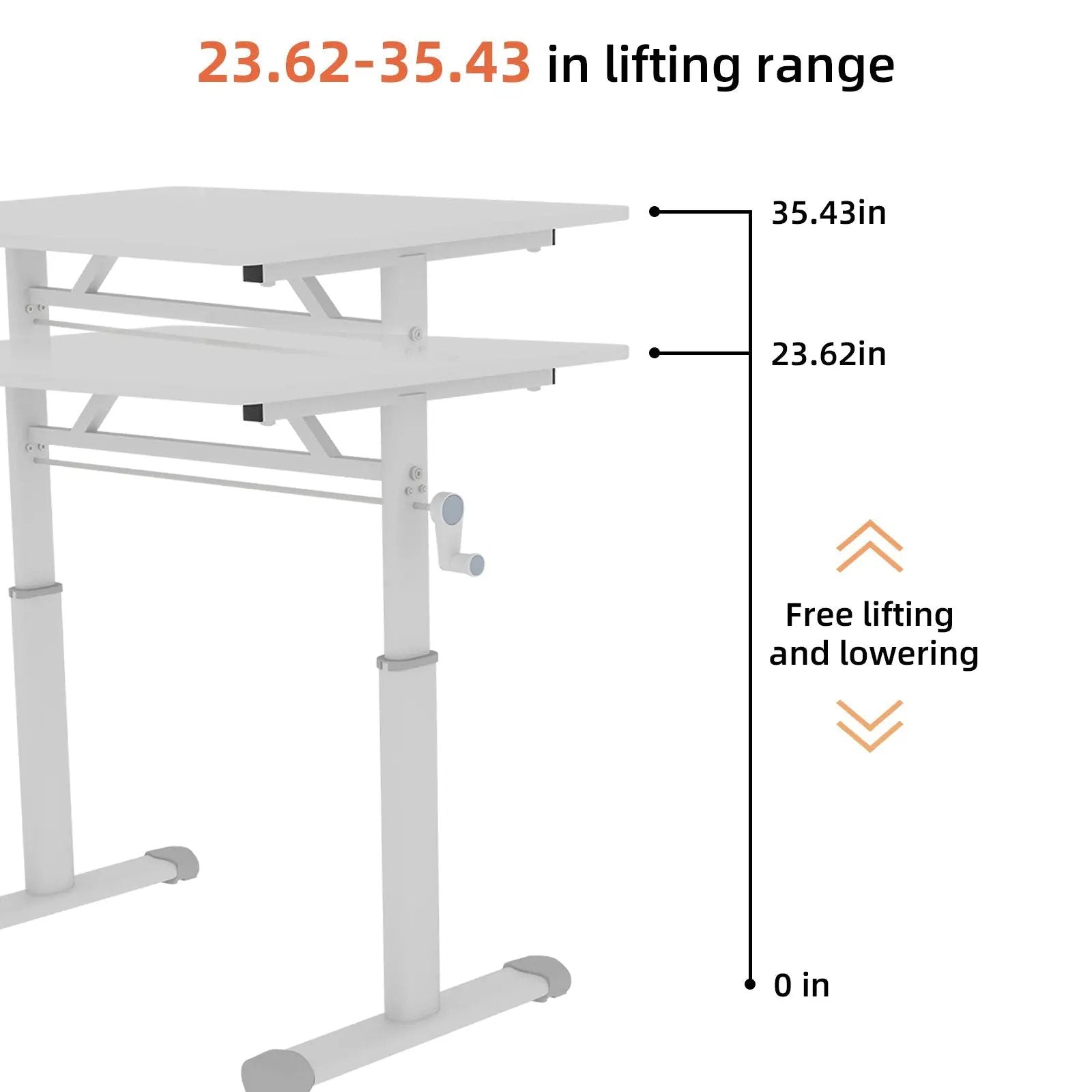 Height-Adjustable Multifunctional Study Desk by HouseOfZazla