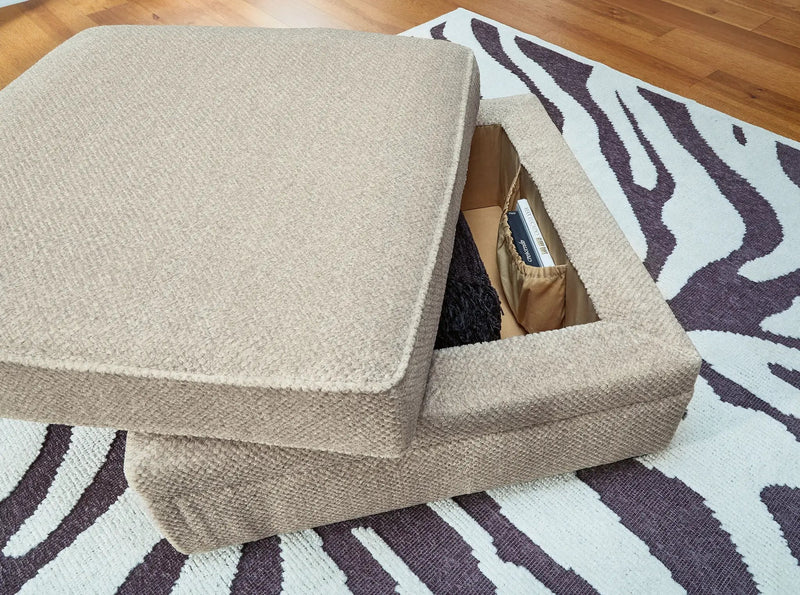 Calnita - Ottoman With Storage - Sisal by Unique Piece Furniture