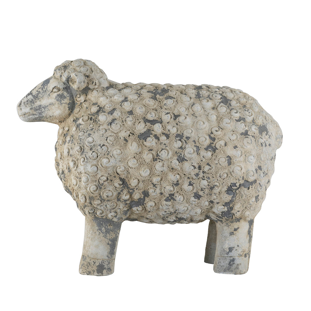 18.1x9.6x13.8" Magnesium Sheep Figurine with Weathered, photo 3 of 10
