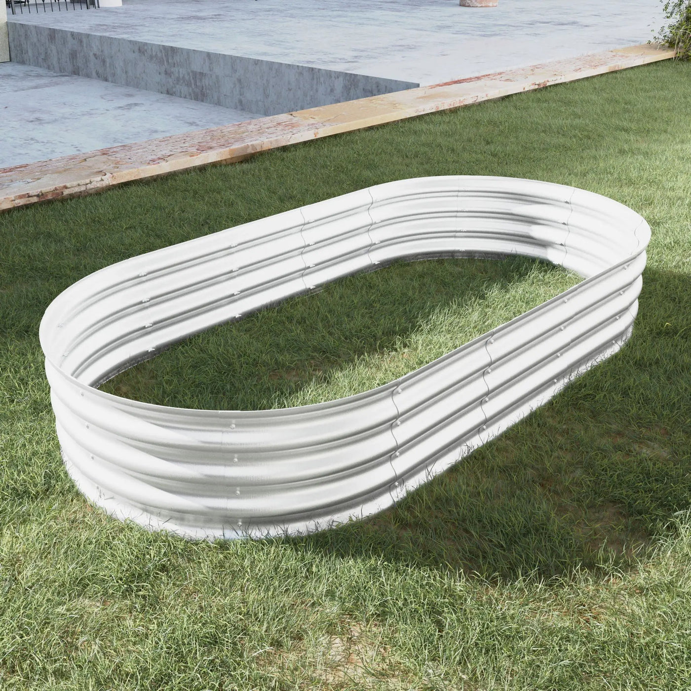 Heavy Duty Galvanized Raised Garden Bed Kit For Vegetables, Flowers & Herbs by HouseOfZazla
