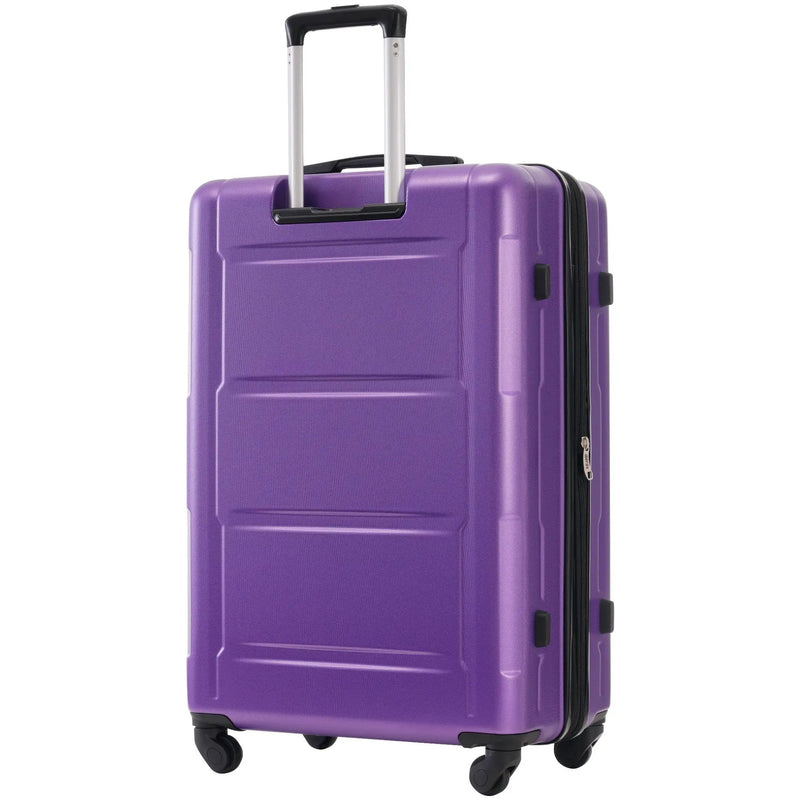 2 Piece Luggage Set With Bags Expanable Spinner Wheels ABS Lightweight Suitcase With Tsa Lock 20" / 24" by HouseOfZazla