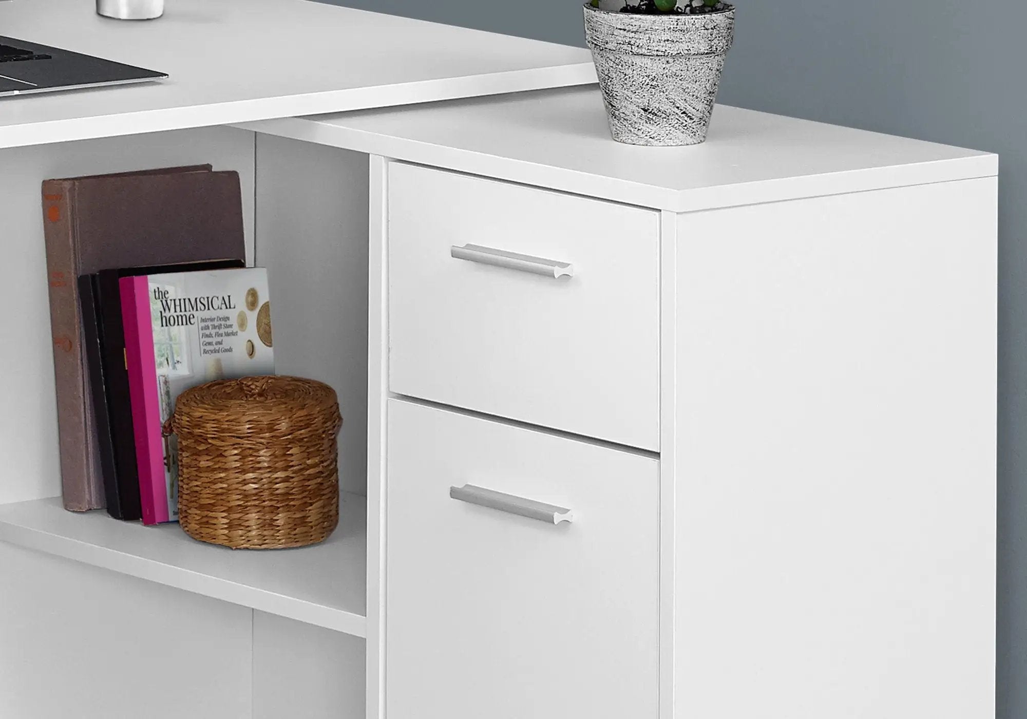 Computer Desk, Home Office, Corner, Storage Drawers, L Shape, Contemporary & Modern by Unique Piece Furniture