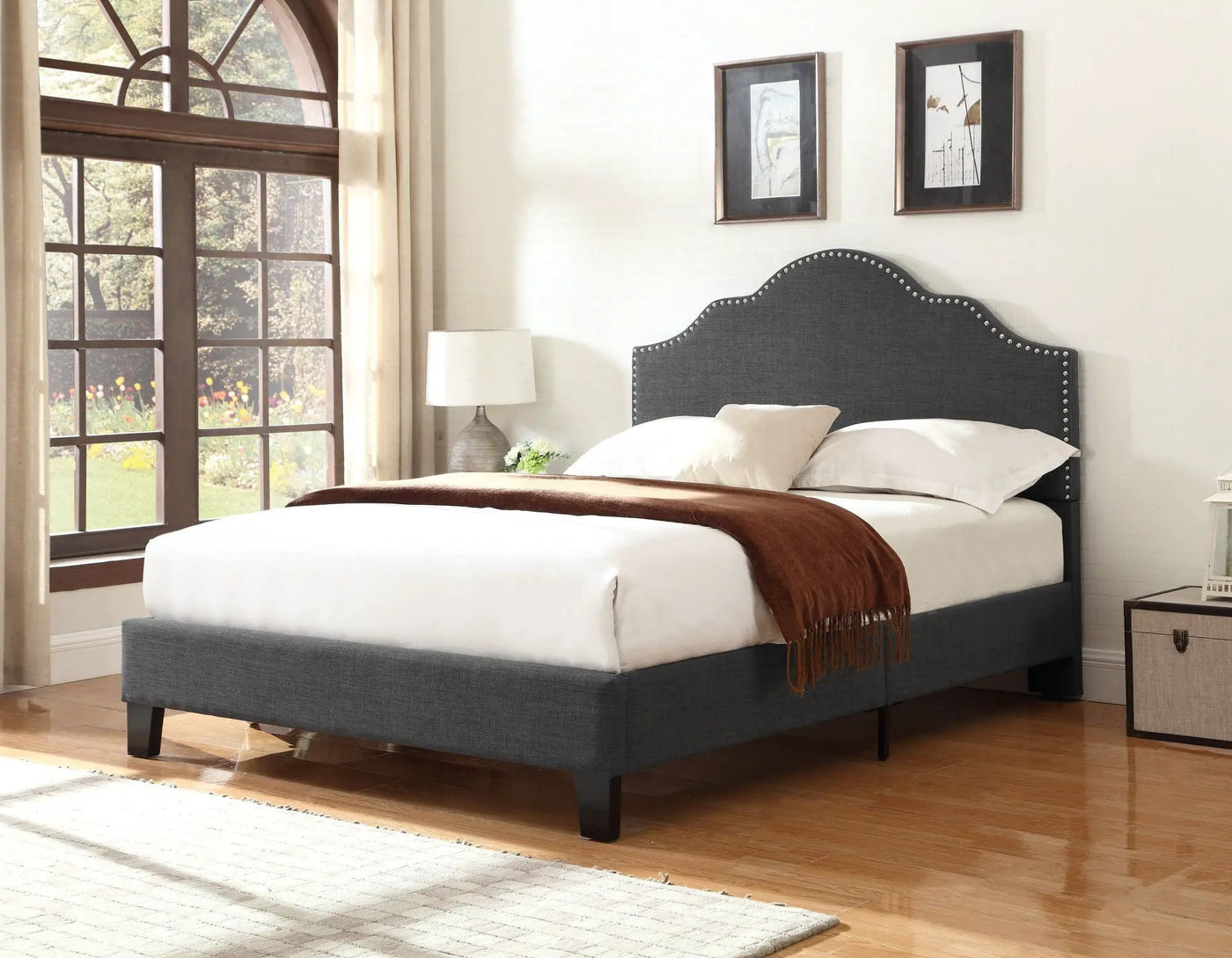 Kopa - Fabric Upholstered Bed by HouseOfZazla