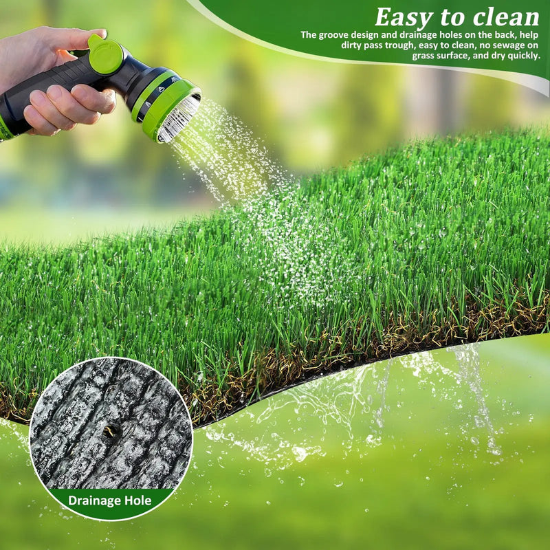 6.5FT X 33FT Outdoor Artificial Grass Runner Rug by HouseOfZazla