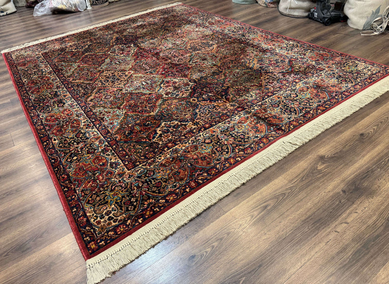 Karastan Rug 8.8 x 10.6, Multicolor Panel Kirman Rug #717, Wool by Jewel Rugs