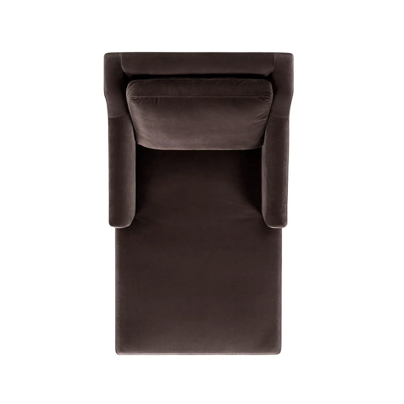 Josephine 60" Upholstered Chaise Lounge, Deep by HouseOfZazla