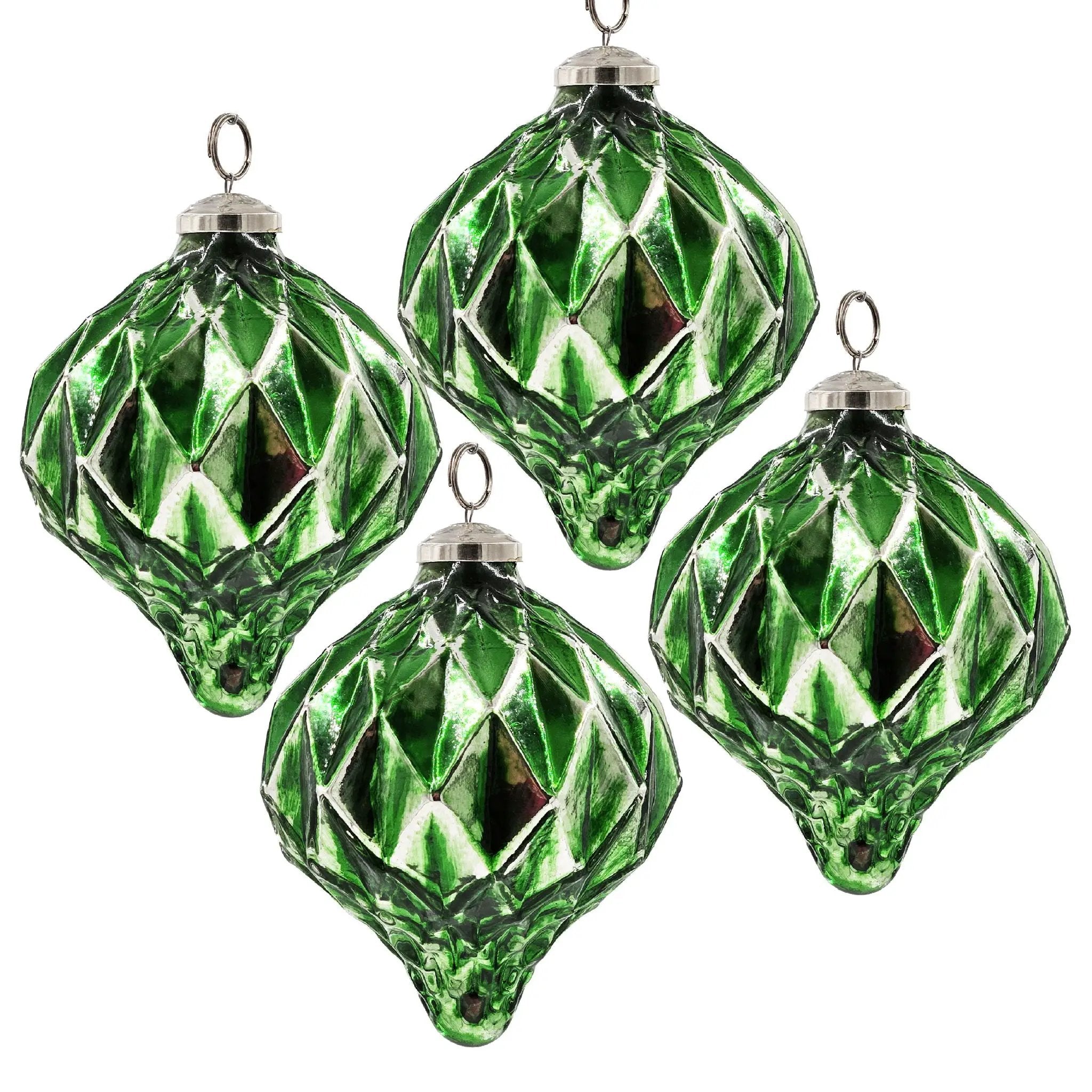Christmas Ball Ornaments, Decorative Hanging Ball Christmas Tree Ornaments by HouseOfZazla