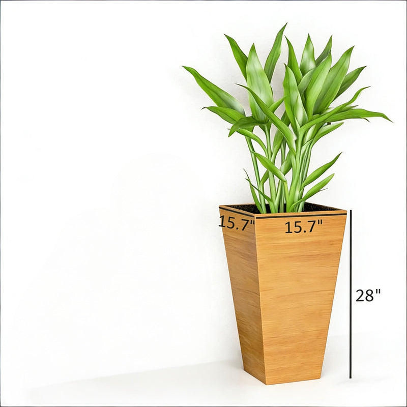 Classic Set of 3 Tall Outdoor Planters by HouseOfZazla