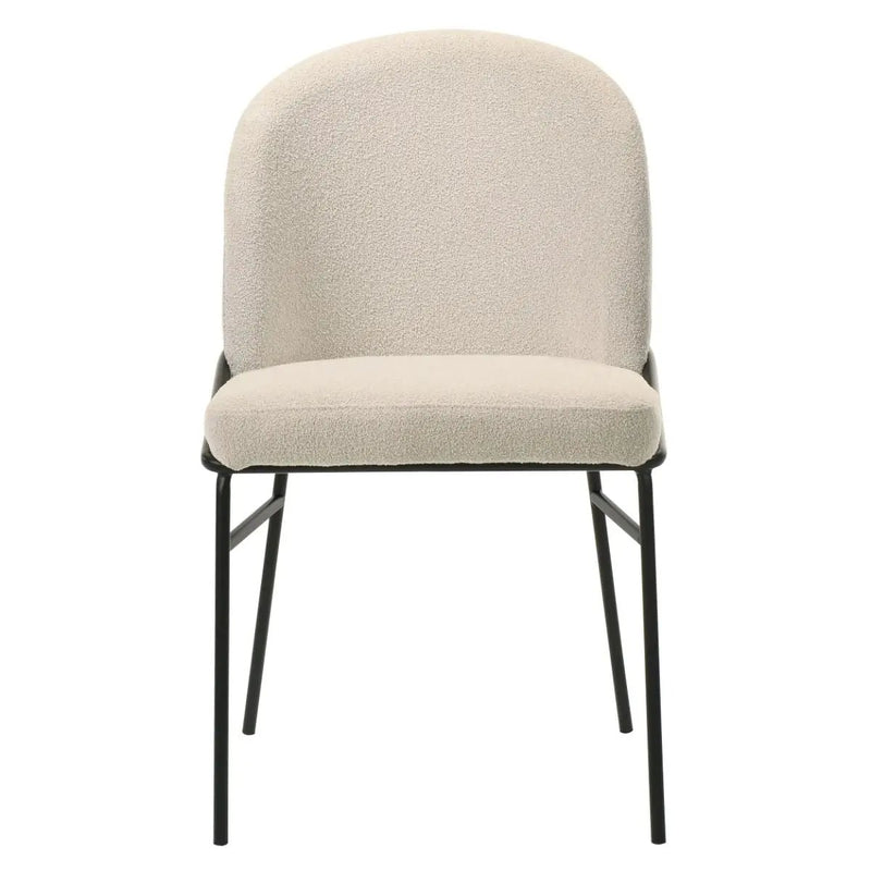 Lark - Side Chair (Set of 2) - White / Black by Unique Piece Furniture