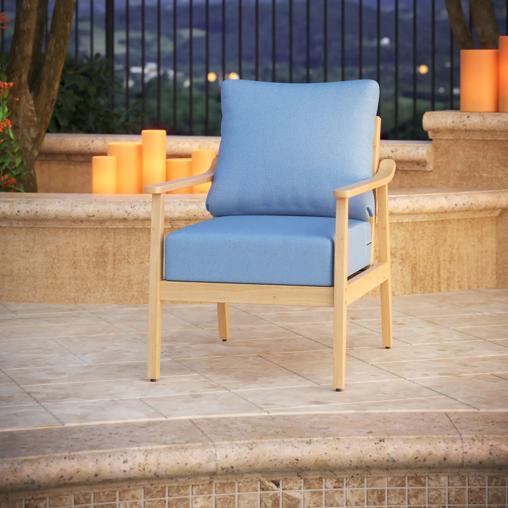 Outdoor-USA Seat and Back/Deep Seating Sofa/Loveseat Middle - Replacement Cushions by Outdoor-USA®