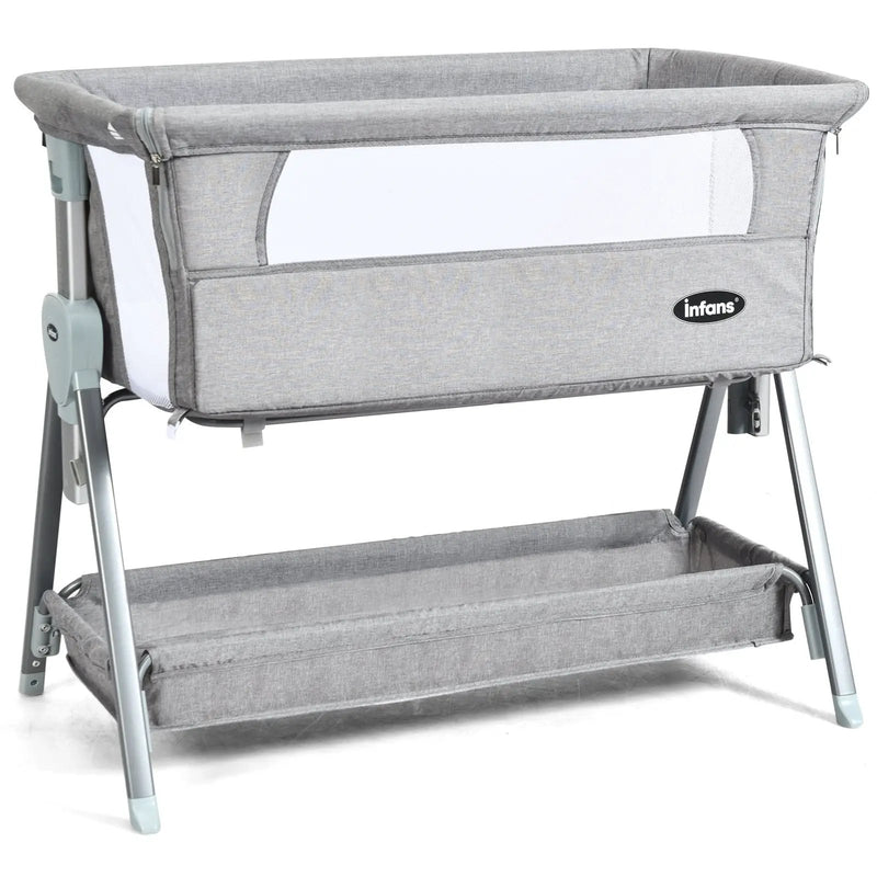 Adjustable Baby Bedside Crib with Large Storage by DirectDeals