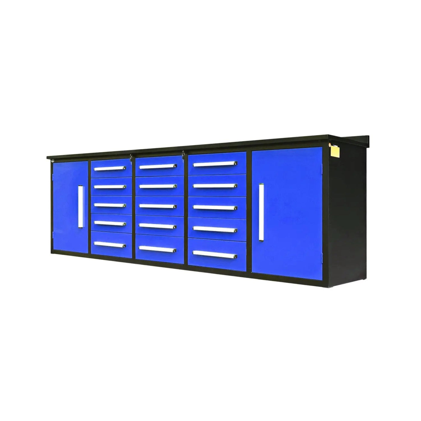 10ft Workbench Storage Cabinet with 15 Drawers & 2 Cabinets by Chery Industrial