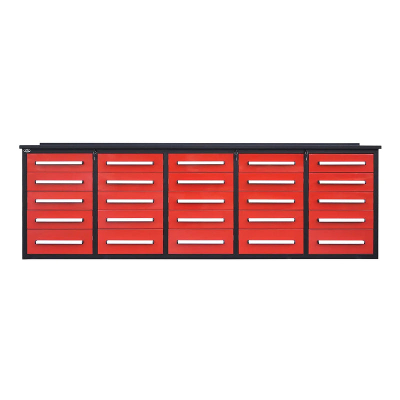 10 ft Heavy Duty Workbench with 25 Drawers by Chery Industrial