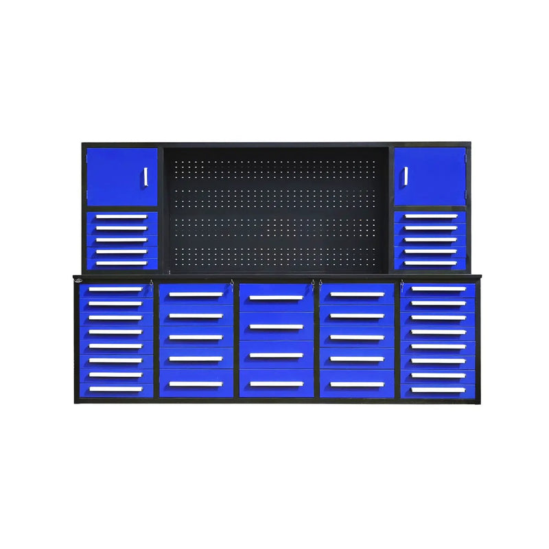 10ft Workbench Cabinet(40 Drawers, 2 Cabinets & 1 Pegboard) by Chery Industrial