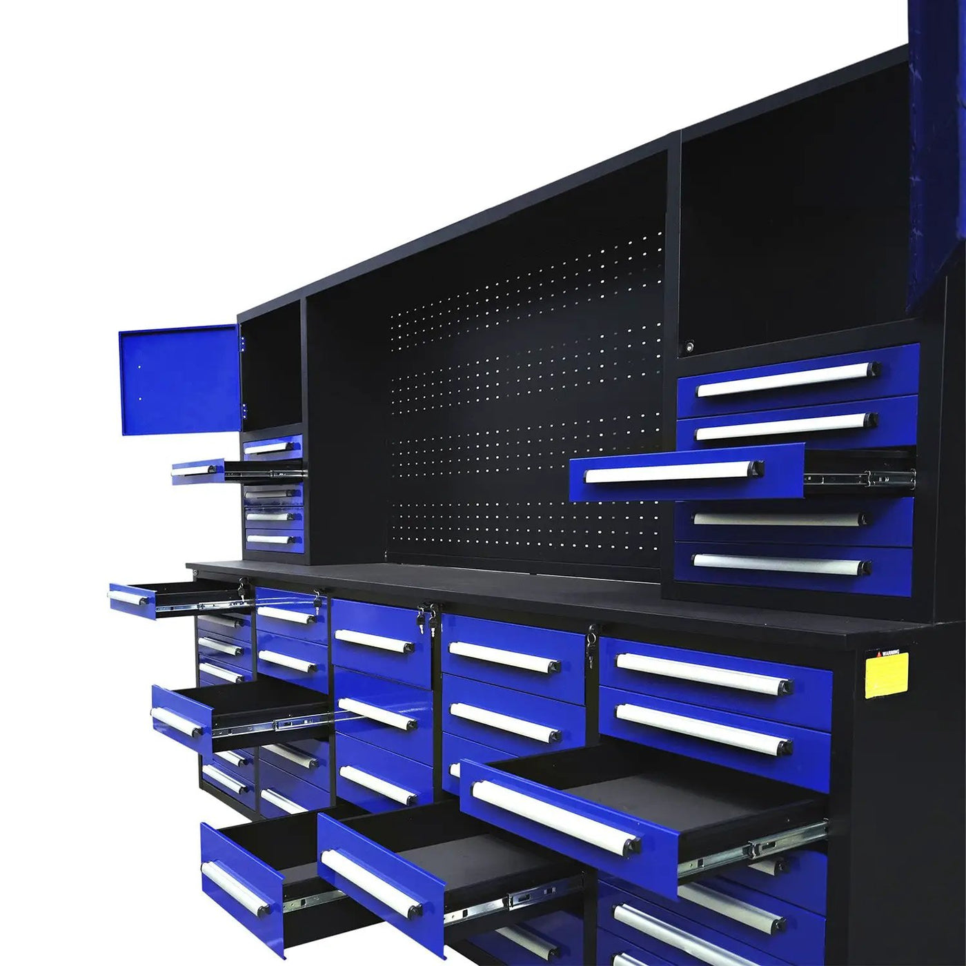 10ft Workbench Cabinet(40 Drawers, 2 Cabinets & 1 Pegboard) by Chery Industrial