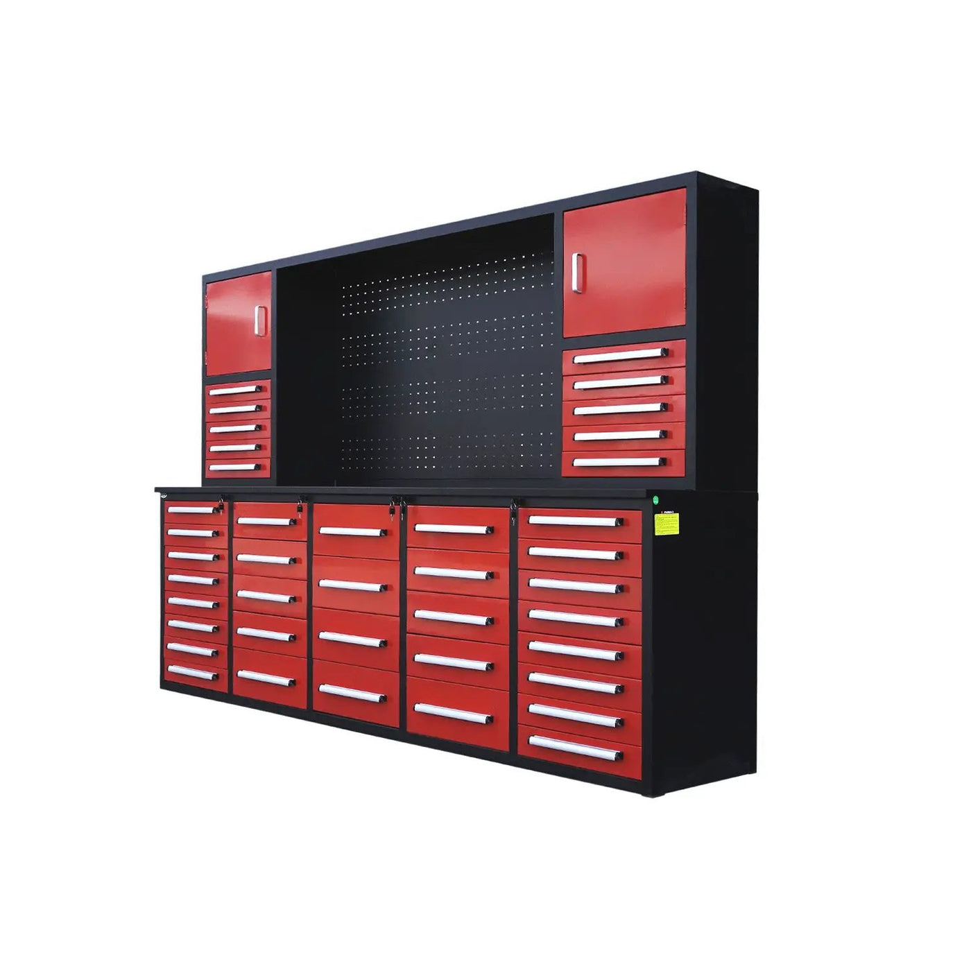10ft Workbench Cabinet(40 Drawers, 2 Cabinets & 1 Pegboard) by Chery Industrial
