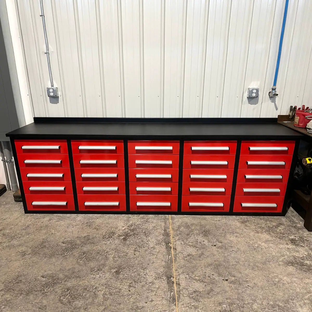 10 ft Heavy Duty Workbench with 25 Drawers by Chery Industrial