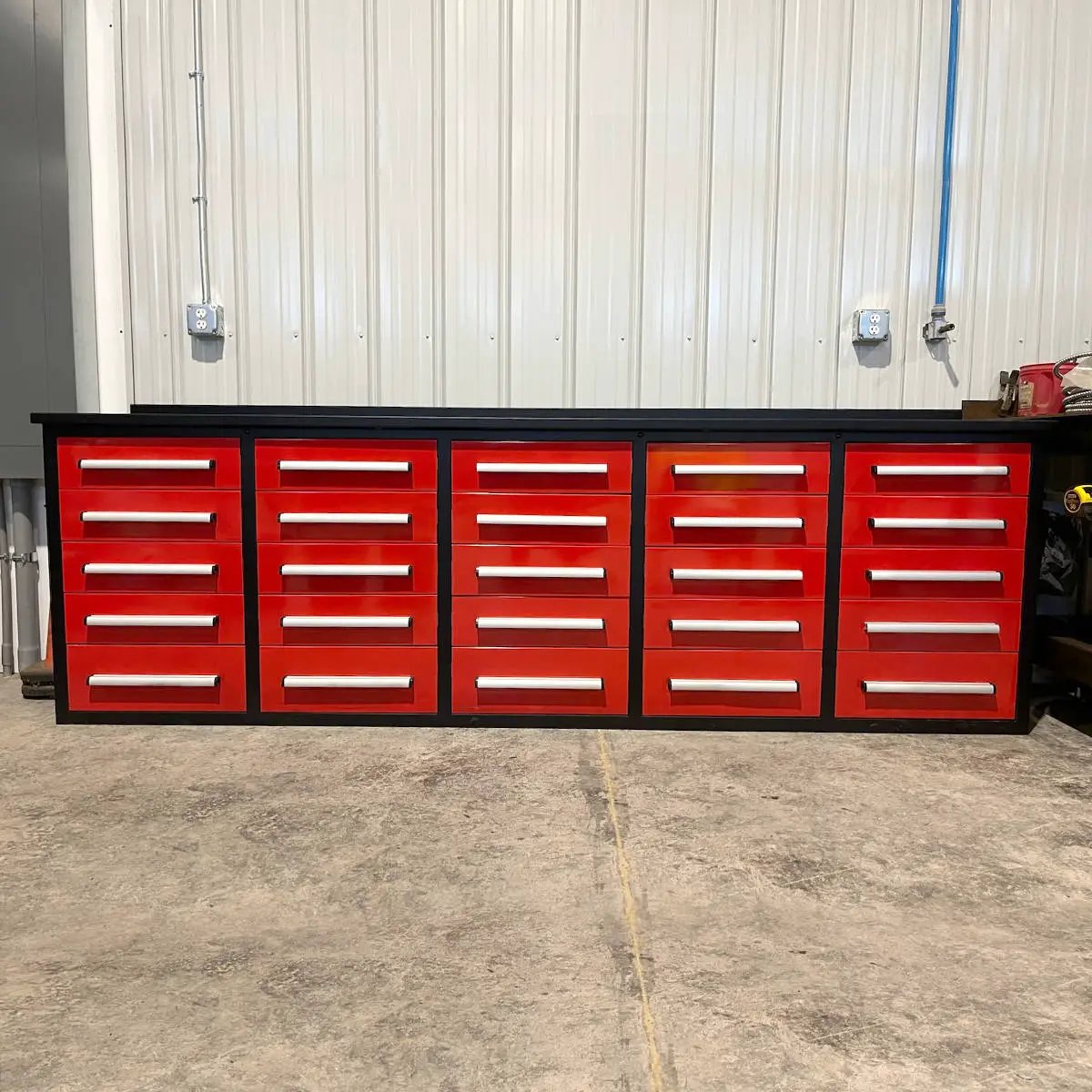 10 ft Heavy Duty Workbench with 25 Drawers by Chery Industrial