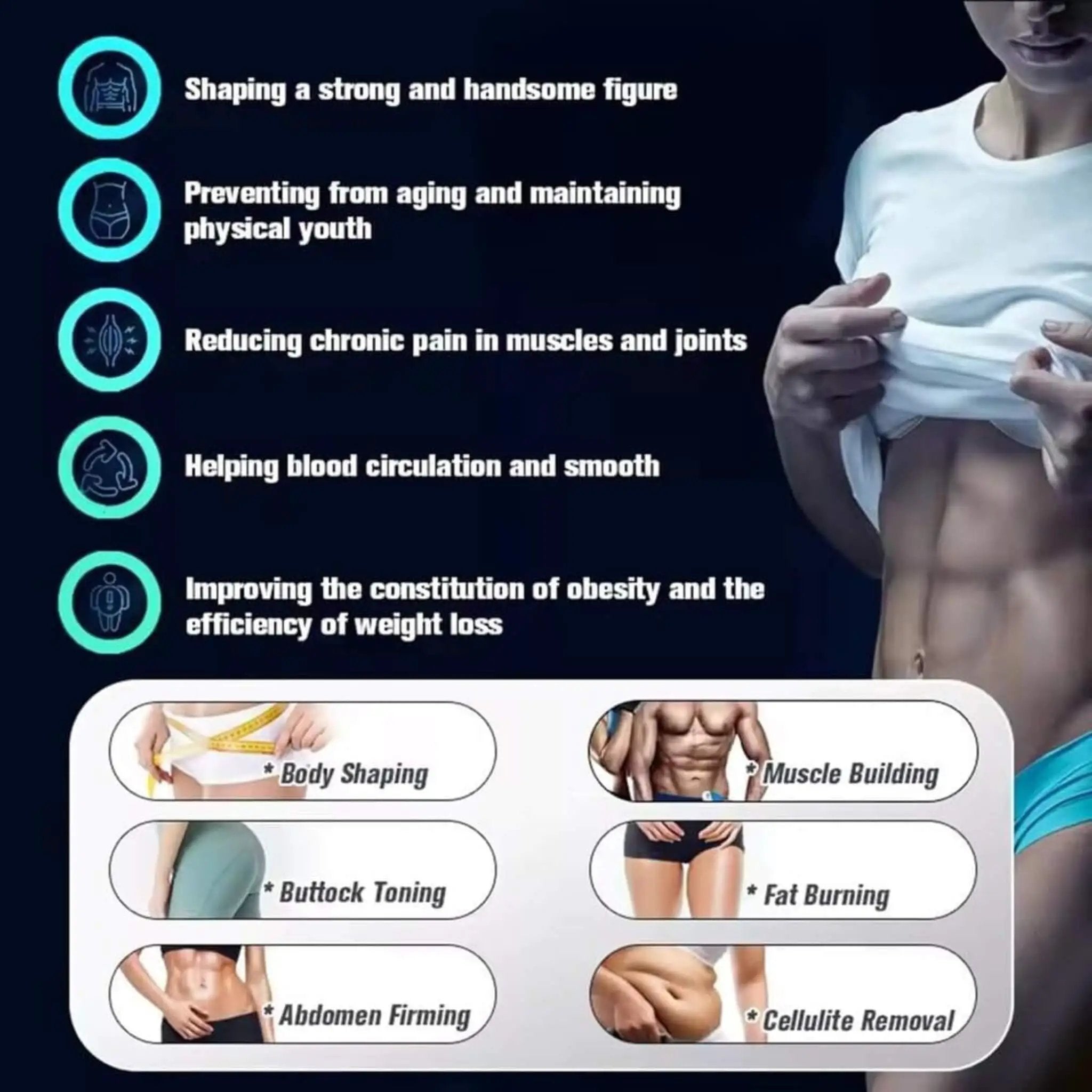 10-In-1 Full-Body Anti-Aging Skin Firming And Lifting Device (SAK78125) by SAKSBY WHOLESALE
