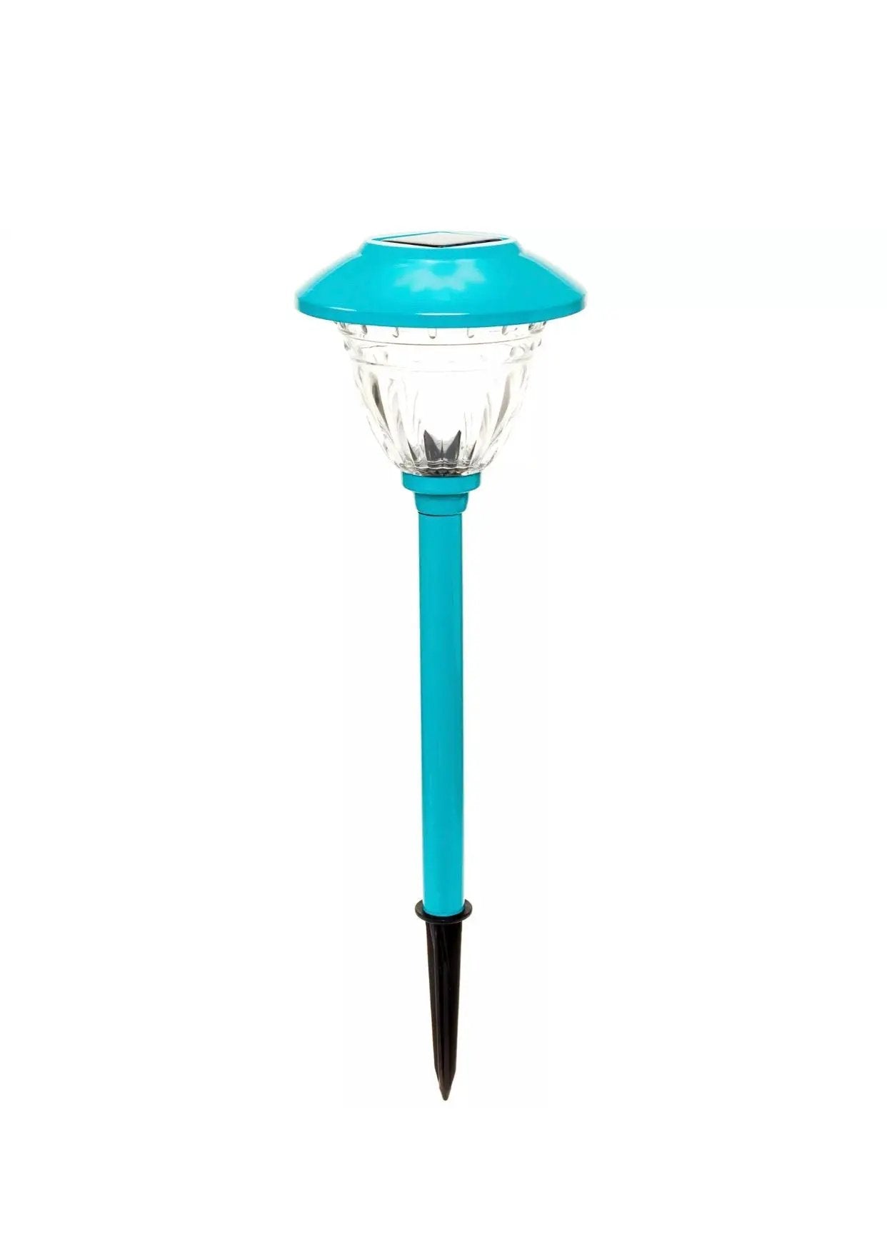10 Pack Solar Pathway LED Lights Outdoor-Stainless Steel ( Turquoise ) by Outdoor Solar Outlet