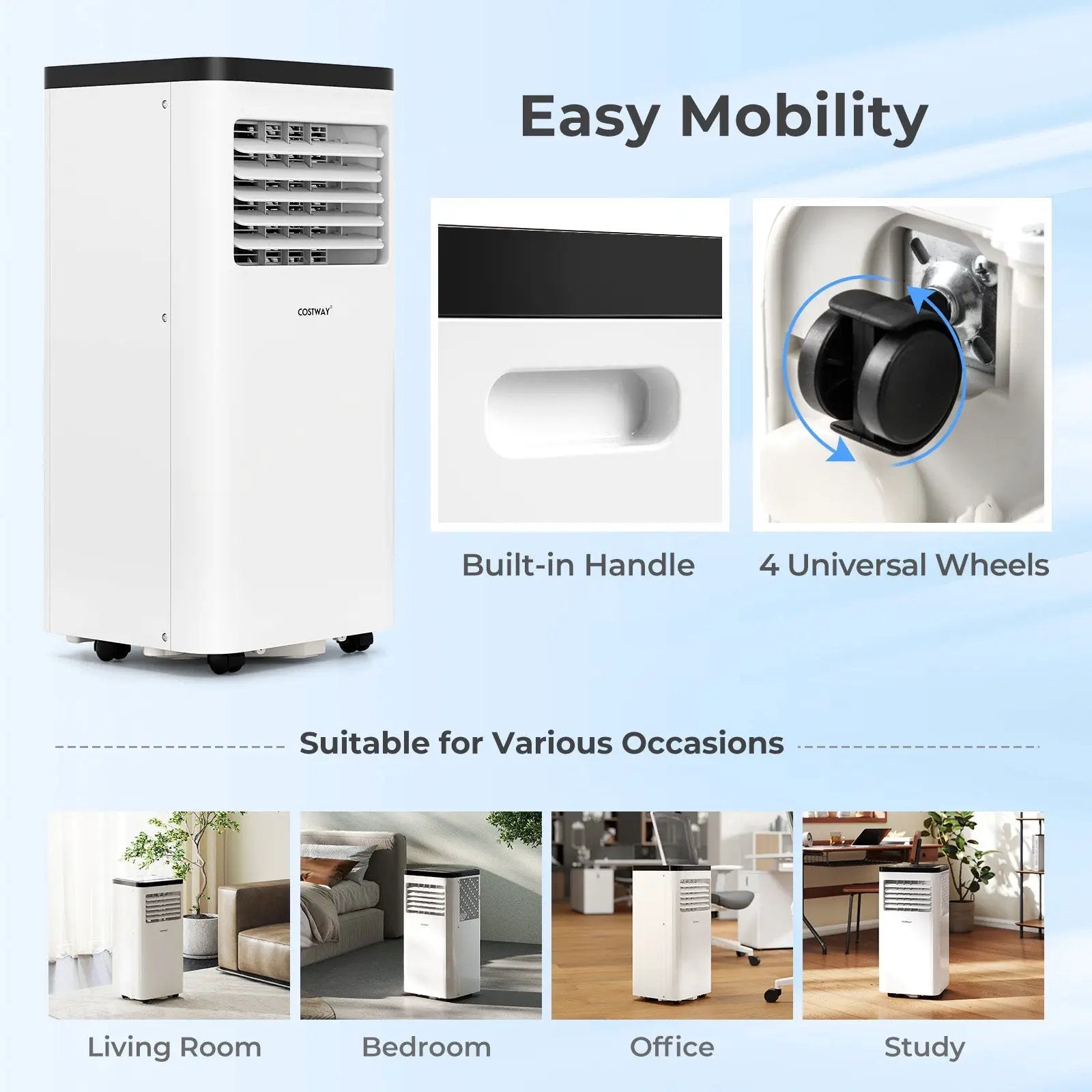 10000 BTU Portable Air Conditioner with Remote Control by DirectDeals
