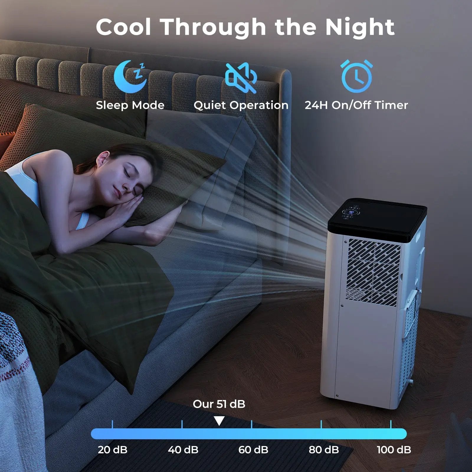 10000 BTU Portable Air Conditioner 3 in 1 Floor AC Unit by DirectDeals