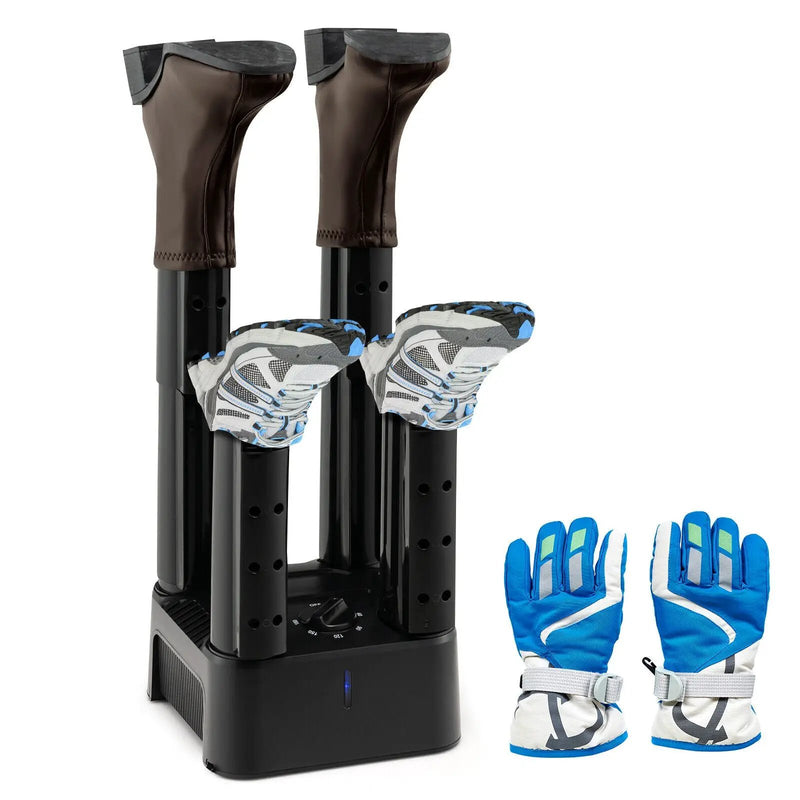 Prevent Odor Mold & Bacteria 4 Shoe Electric Dryer with Timer by DirectDeals