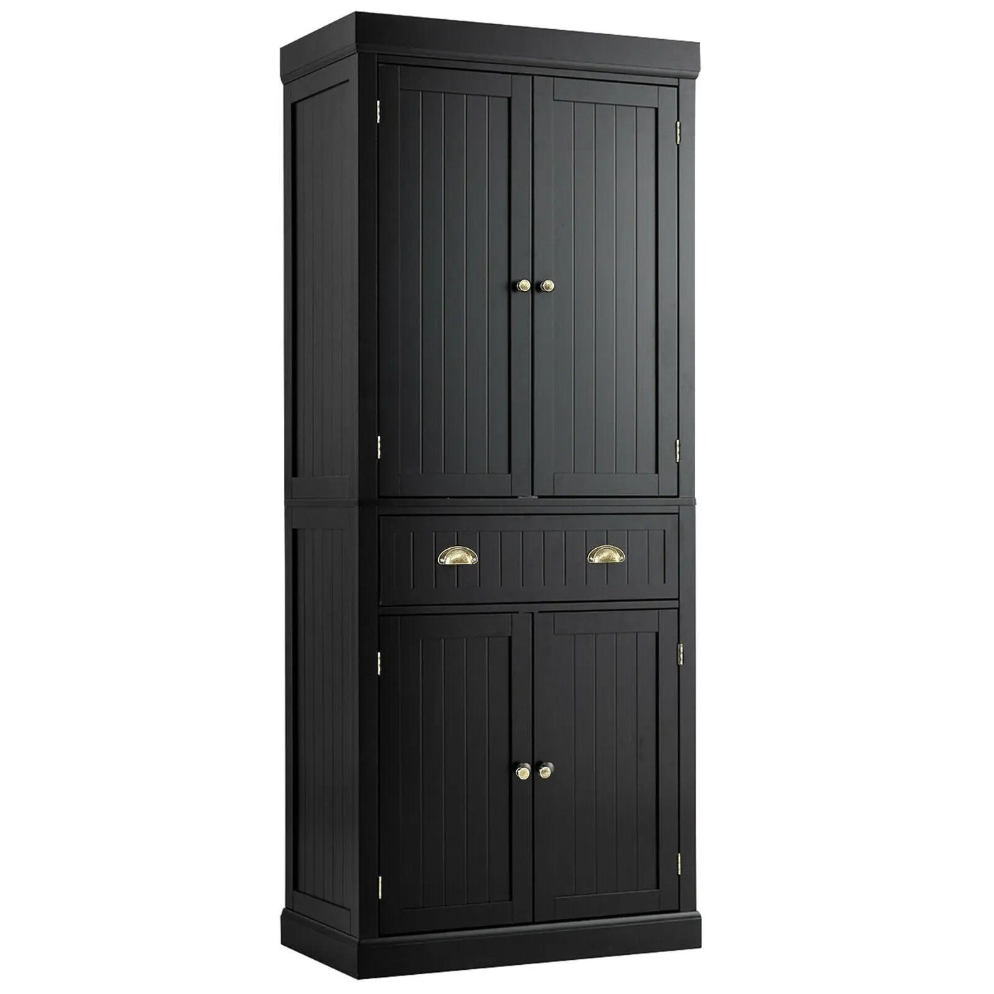 Cupboard Freestanding Kitchen Cabinet w/ Adjustable Shelves by DirectDeals