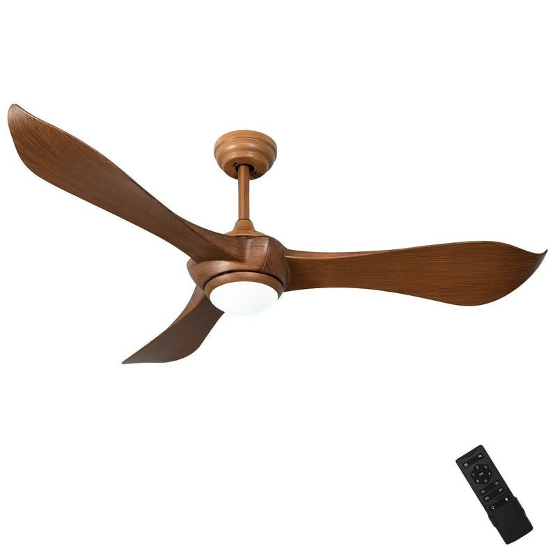 52 Inch Ceiling Fan with Light Reversible DC Motor by DirectDeals