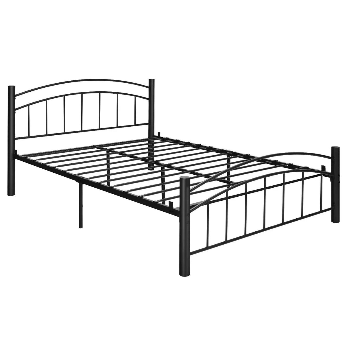 Modern Platform Bed with Headboard and Footboard by DirectDeals