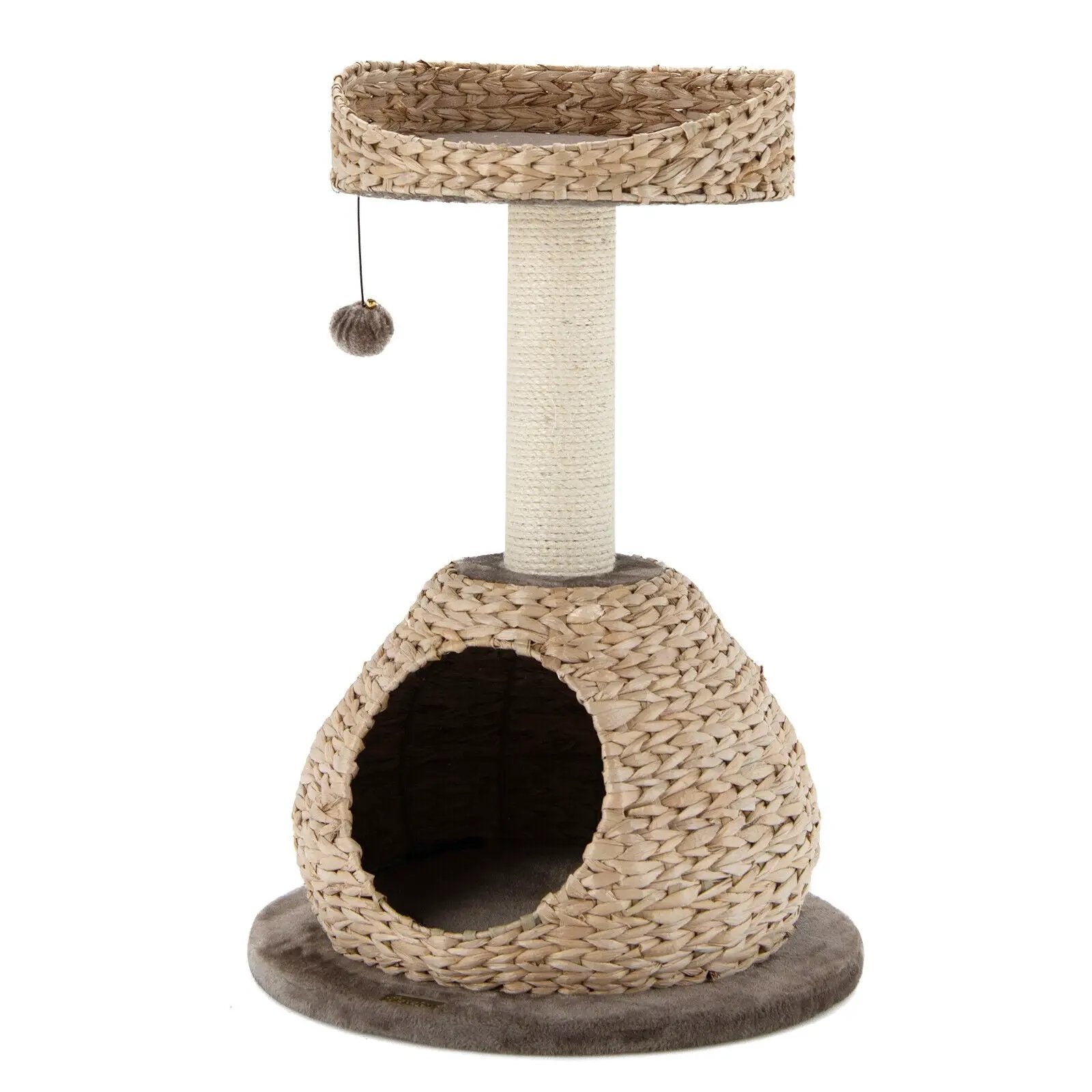 28 Inches Hand-Made Cat Tree Tower with Jump Platform by DirectDeals
