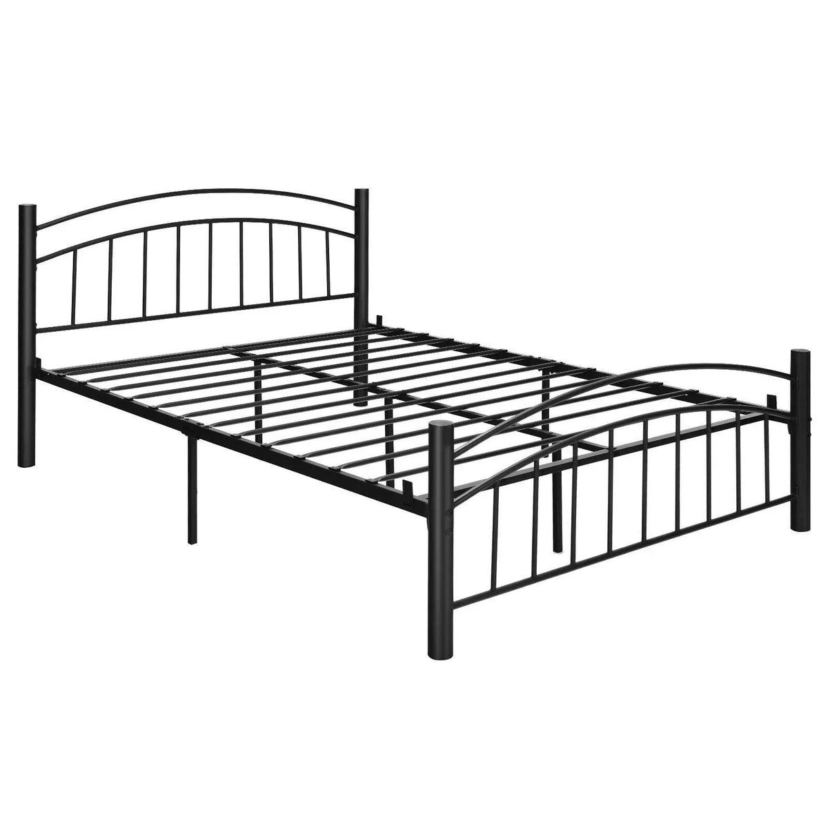 Modern Platform Bed with Headboard and Footboard by DirectDeals