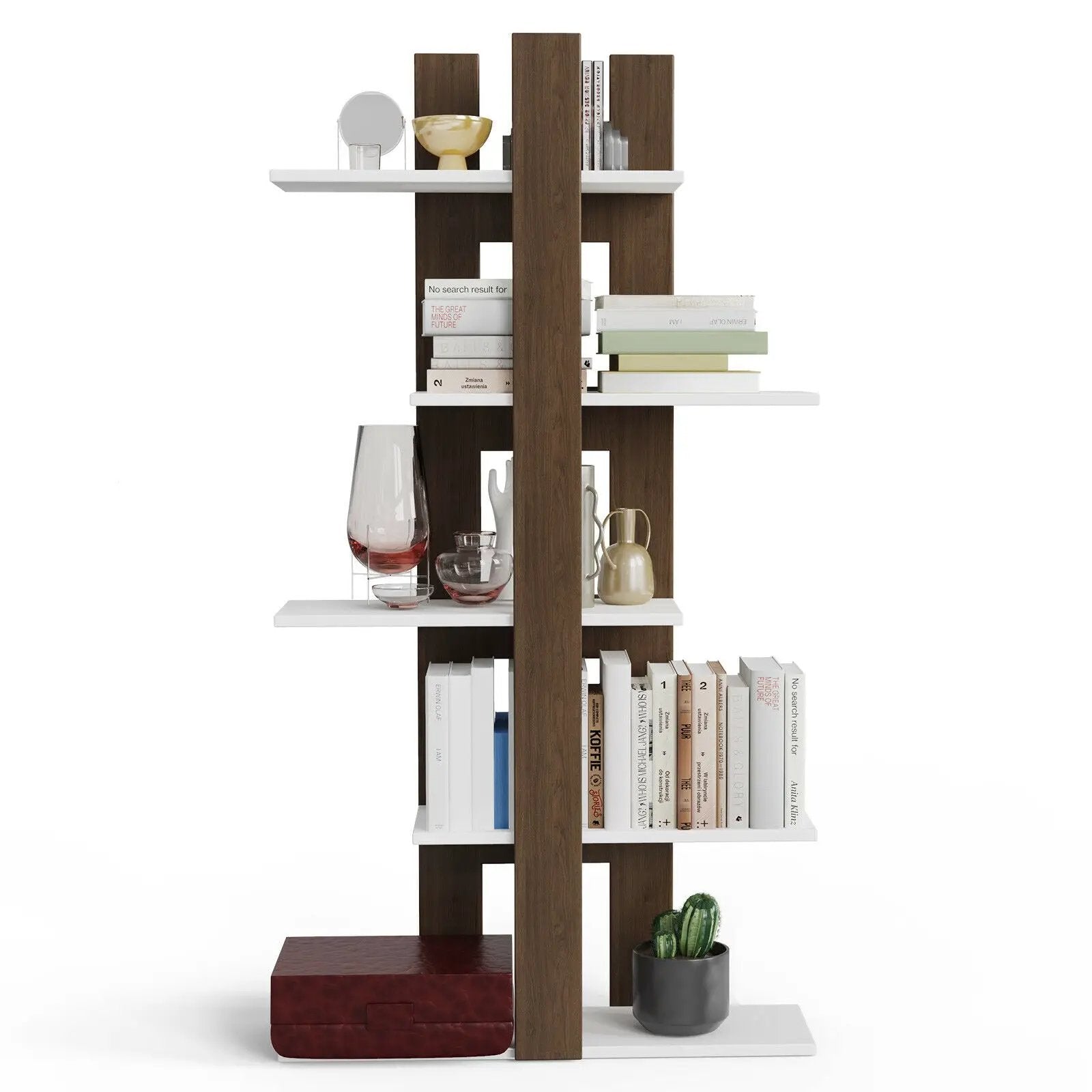 5-Tier Freestanding Bookshelf with Anti-Toppling Device by DirectDeals