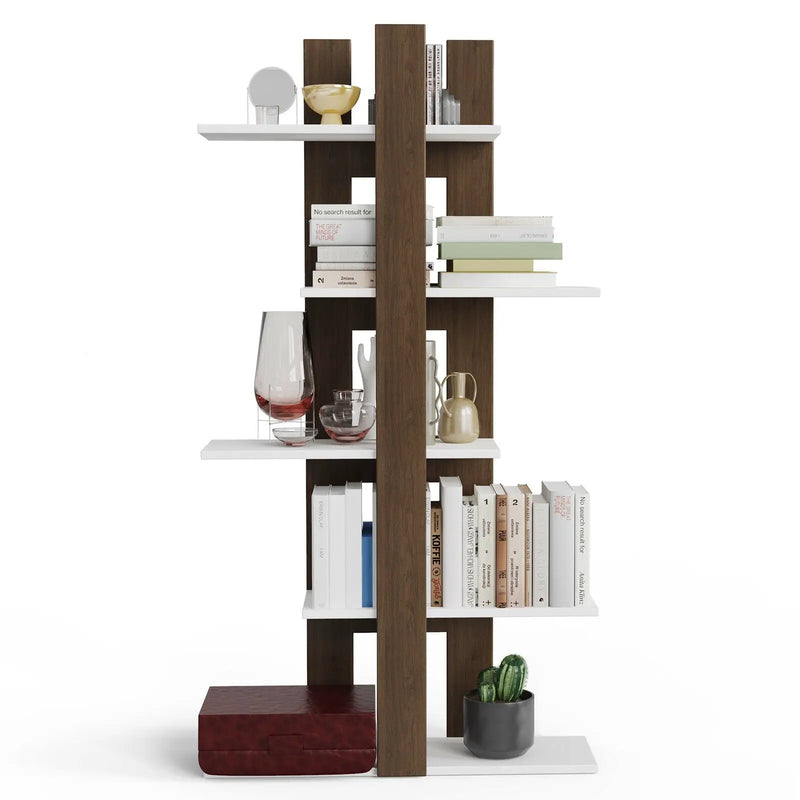 5-Tier Freestanding Bookshelf with Anti-Toppling Device by DirectDeals